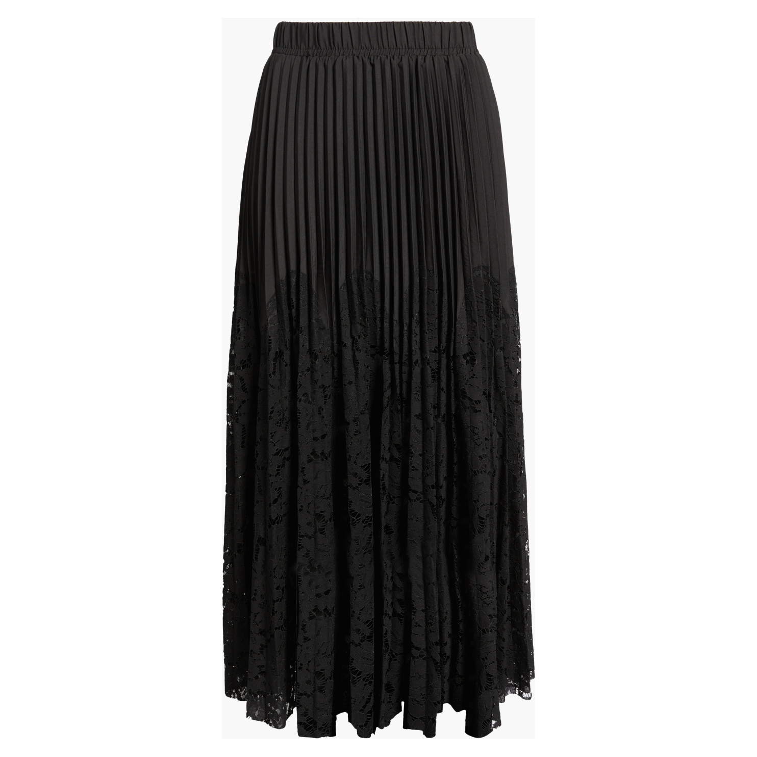 Madaleine Pleated Lace Skirt