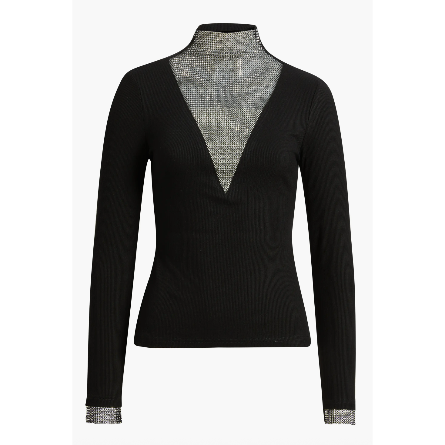 Gillian Rhinestone Rib Top
