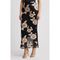 Vivica Floral Soutache Skirt