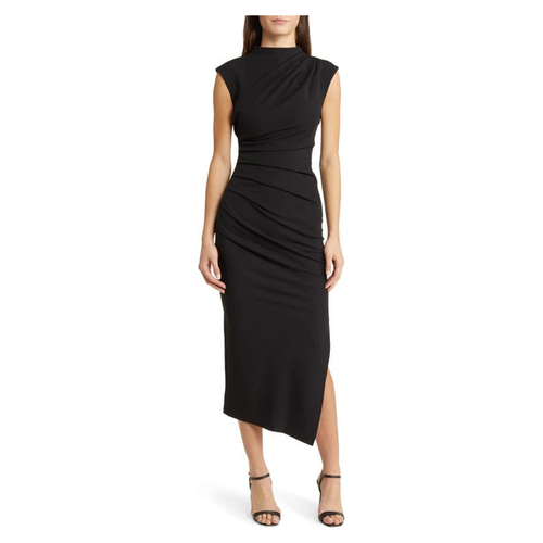 Dida Funnel Neck Cocktail Dress