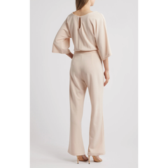 Joycelyn Flare Sleeve Tie Waist Jumpsuit