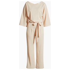 Joycelyn Flare Sleeve Tie Waist Jumpsuit