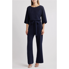 Joycelyn Flare Sleeve Tie Waist Jumpsuit