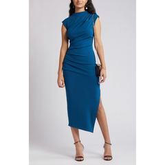 Dida Funnel Neck Cocktail Dress