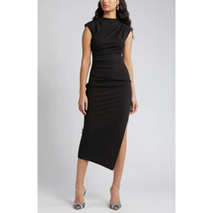 Dida Funnel Neck Cocktail Dress