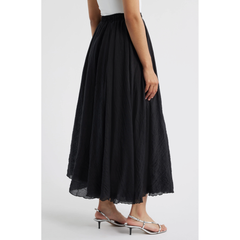 Alba Pull-On Midi A-LIne Skirt