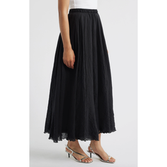 Alba Pull-On Midi A-LIne Skirt