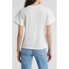 Celine Flower Appliqué Top