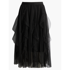 Wendy Beaded Tulle Skirt