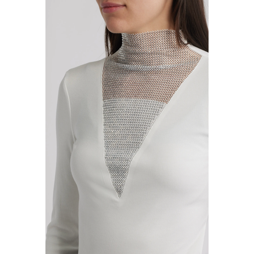 Gillian Rhinestone Rib Top