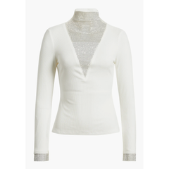 Gillian Rhinestone Rib Top