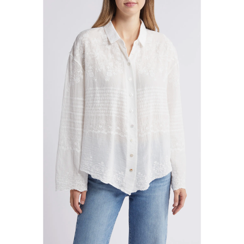 XILRY Embroidered Blouse