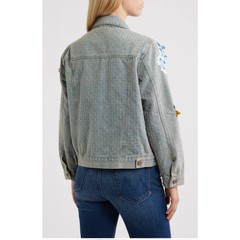 BLOSSOM 3D FLORAL EMBROIDERED JACKET