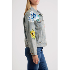 BLOSSOM 3D FLORAL EMBROIDERED JACKET