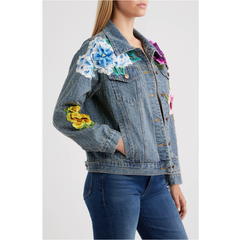BLOSSOM 3D FLORAL EMBROIDERED JACKET