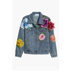 BLOSSOM 3D FLORAL EMBROIDERED JACKET