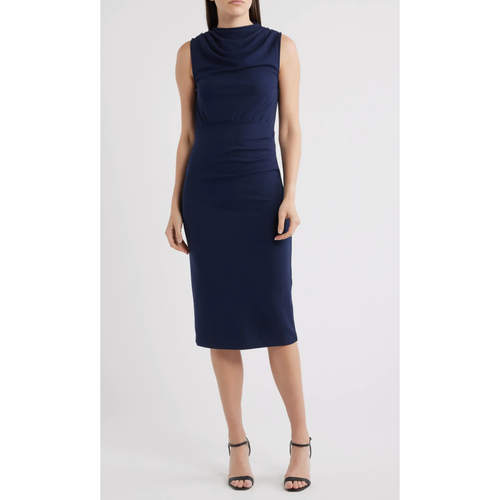 Kim Drape Sleeveless Dress