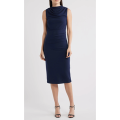 Kim Drape Sleeveless Dress