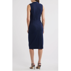 Kim Drape Sleeveless Dress