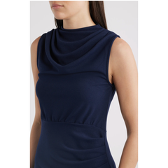 Kim Drape Sleeveless Dress