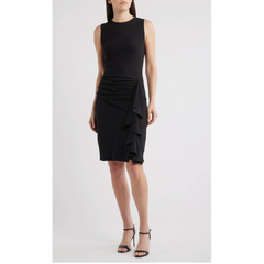 Theodora Ruffle Sleeveless Dress