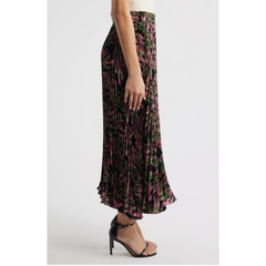 Luca Pleated Midi Skirt