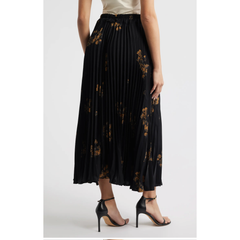 Alessandra Pleated Midi Skirt