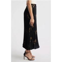 Alessandra Pleated Midi Skirt
