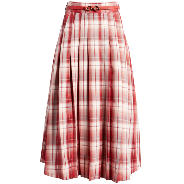 Jess Plaid Pleated Skirt – Nikki Lund