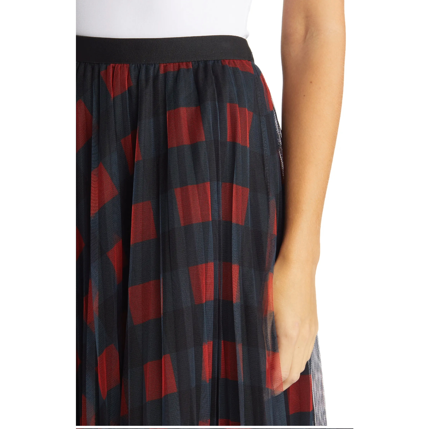 Belinda Plaid A-Line Skirt