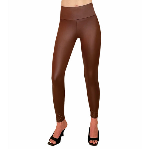 Penelope High Waisted Faux Leather Leggings